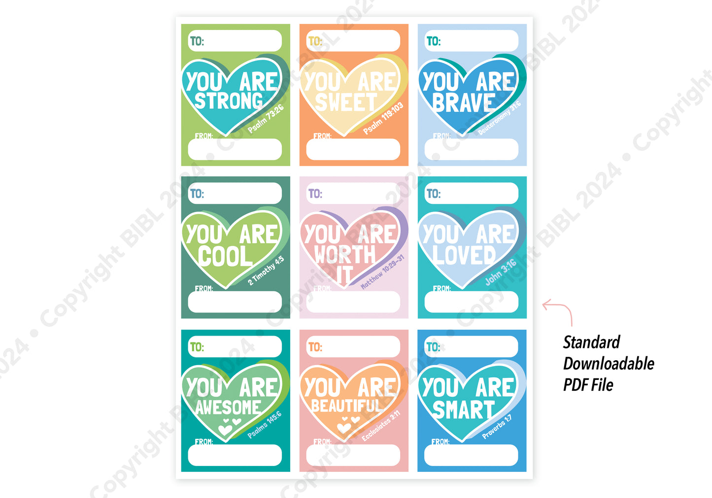 x BibL Verse Valentines Printable